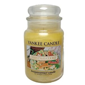 Yankee Candle Christmas Cookie Vanilla Sugar Cookie Scent Large 22 oz Jar NEW